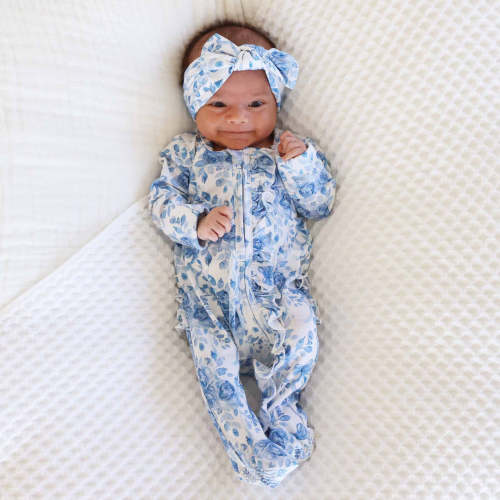 Betsy's Blooms Knit Large Bow Headwrap