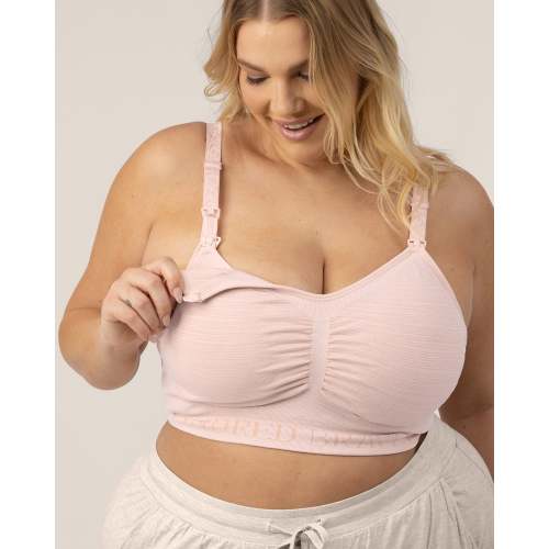 Sublime® Hands-Free Pumping & Nursing Bra | Pink Heather – Kindred Bravely