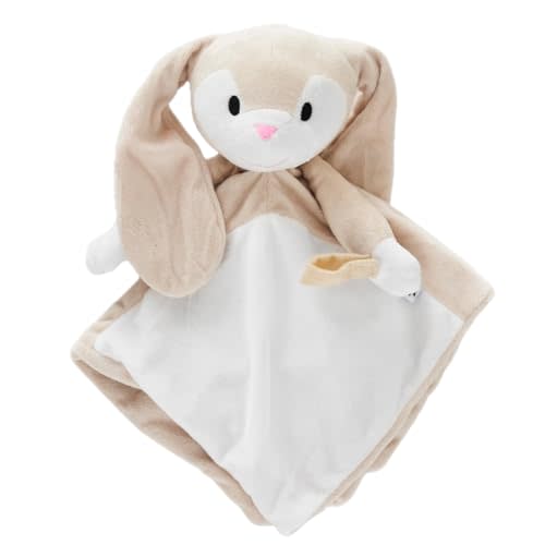 Riff Raff Baby Sleep Toy Soother - Musical Plush Bunny with White Noise & Lullaby - Lovey Security Blanket for Newborns & Infants
