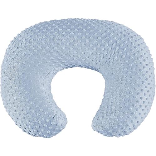 Nursing Pillow for Bottle and Breastfeeding, Ergonomic Comfort Nursing Essentials for Mom and Baby, Feeding Support Pillow with Removable Cover, Easier and Healthier Nursing (Blue)