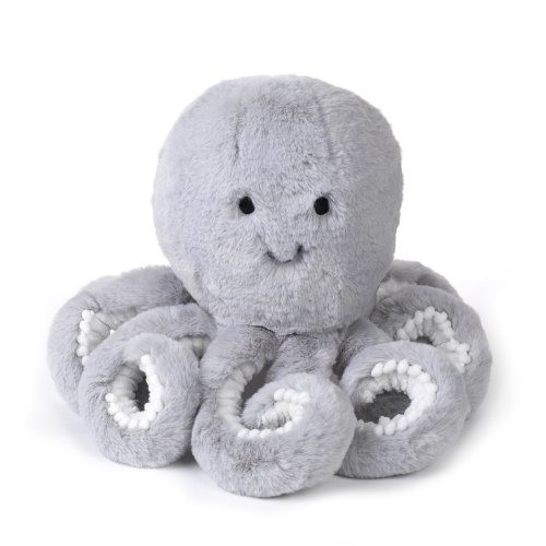 Ocean Blue Plush Gray Octopus Stuffed Animal Toy - Inky
– Lambs & Ivy