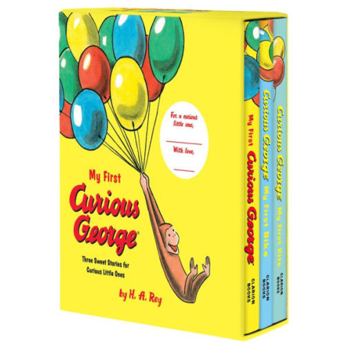 My First Curious George 3-Book Box Set: My First Curious George, Curious George: My First Bike, Curious George: My First Kite by H. A. Rey, Paperback | Barnes & Noble®