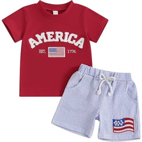 BemeyourBBs Toddler Baby Boy Clothes Graphic T Shirt Shorts Set Outfit | Toddler Baby Boy Outfit for Summer Spring , Short Sleeve Shirt and Shorts Set, for Daily, Photoshoot, Holiday, Beach, Gifts
