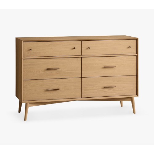 west elm x pbk Mid-Century 6-Drawer Dresser (56w x 18d")