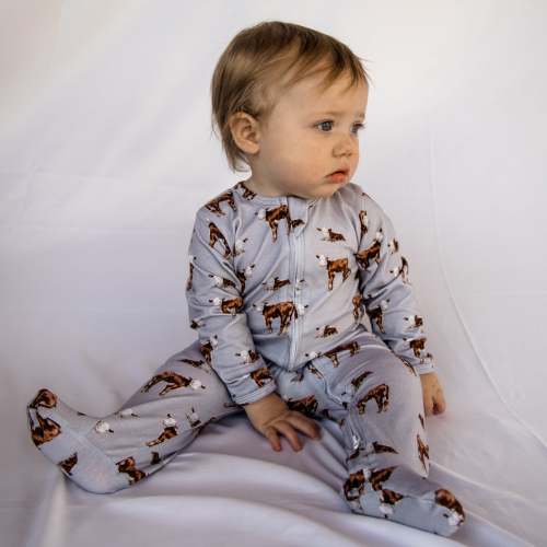 Hereford Footed Jammies – Cowkid Clothing Company