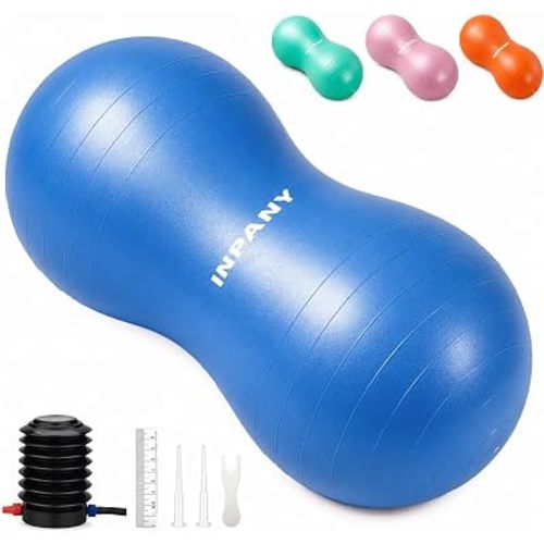 INPANY Peanut Exercise Ball for Labor, Physical Therapy & Fitness