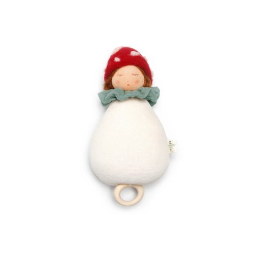 Nanchen Organic Cotton Fairy Tale Music Box "Toadstool" | Musical Dolls- Blue Otter Toys