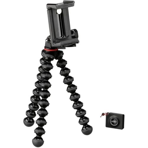 Joby GripTight Smartphone/Action Camera Flexible Tripod Stand Kit, Black/Charcoal, 10 Oz (JB01515)