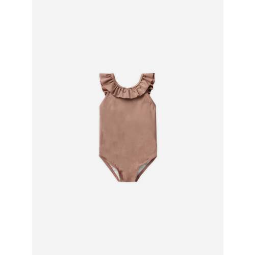 Arielle One-Piece Swimsuit || Mulberry Shimmer, 12-18M