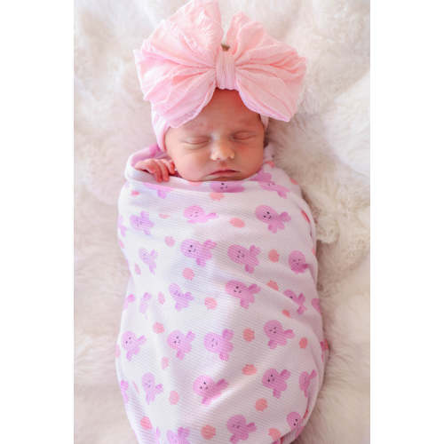 Bamboo Waffle Oversized Swaddle Blanket | Sea Snuggles