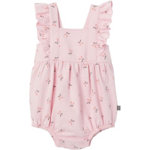 Modern Moments™ by Gerber Baby Girls' Romper, Pink Cherries, 6-9 Months