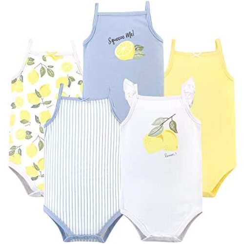 Hudson Baby Unisex Baby Cotton Sleeveless Bodysuits