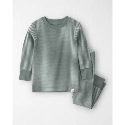 Baby 2-Piece Organic Cotton Ribbed Pajamas in Stripes - Little Planet | Carter's