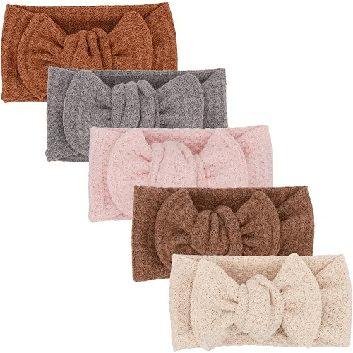 UeeSum Baby Girls Headbands with Bows Infant Toddler Headwrap Hair Accessories