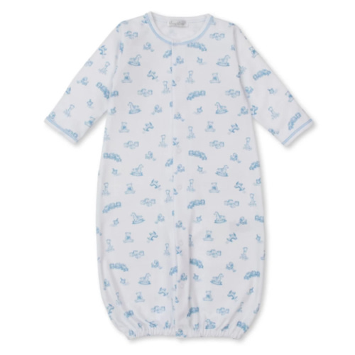 Printed Converter Gown - Vintage Toy Treasures - Light Blue