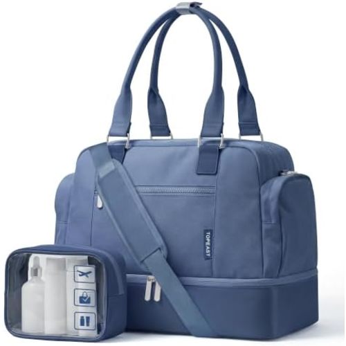 TOPEAST Travel Duffle Bag, Carry On Overnight Weekender Bags for Women/Men
