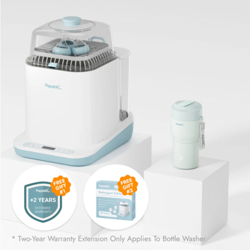 Baby Bottle Washer & Portable Bottle Warmer Set