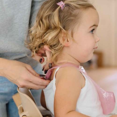 Magnetic Silicone Bib, Strawberry Jelly - Babynetic | Maisonette