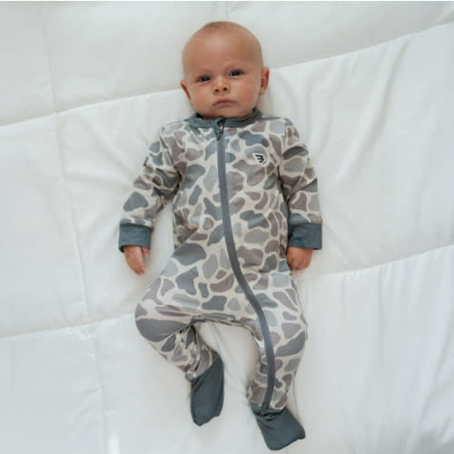 Baby Zip Up - Classic Deer Camo – BURLEBO
