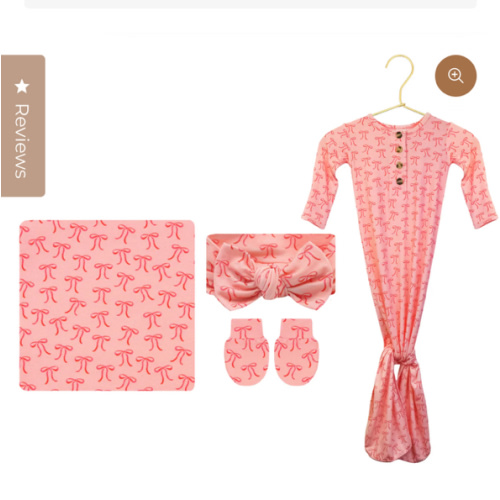 Claire Newborn Headband Bundle (Gown)