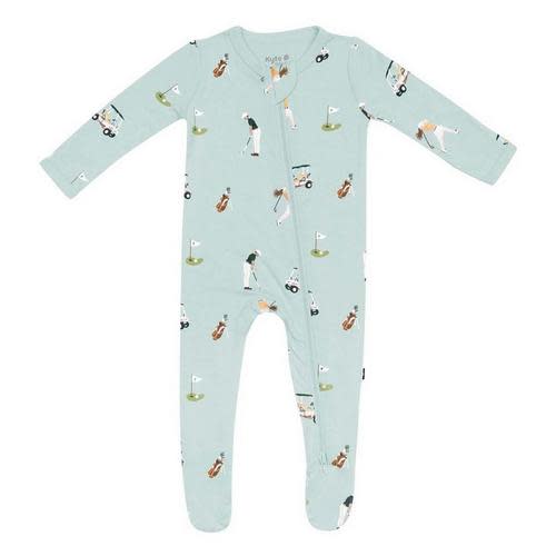 Baby Kyte Baby Zippered Footie Pajamas