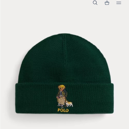 Polo Bear Cotton Hat