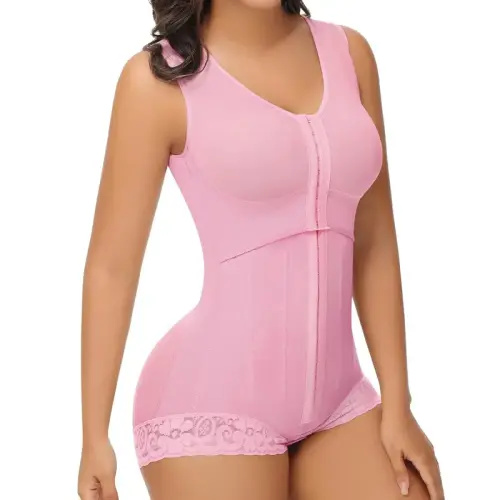SHAPSHE Women's High Compression Faja Bodysuit Waist Trainer - Cute Belly Binder for Tummy Control, High Stretch Sculpting Activewear, Birthday, Wedding, Preppy Occasions - TikTok Shop