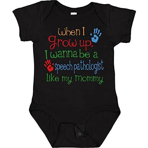 inktastic Speech Pathologist Like Mommy Baby Bodysuit