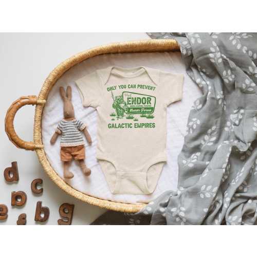 Star Wars Inspired Baby Bodysuit, Galactic Empire Funny Space Theme (Newborn-12M)