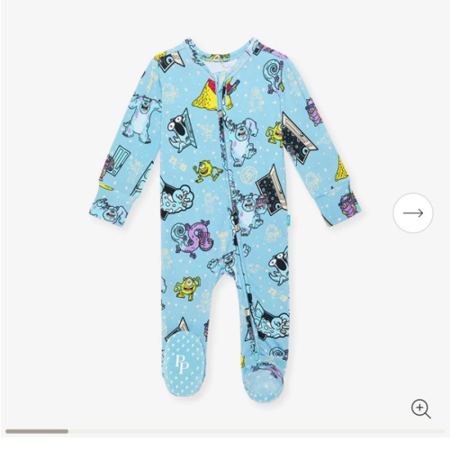Pixar Blue One Piece Baby Footie Pajamas | Disney Monsters, Inc.