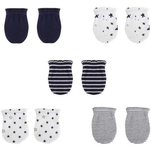5 Pairs Baby Not Scratch Mittens 0-6 Months New Born Boy Girl Gloves Cute Infant Accessories