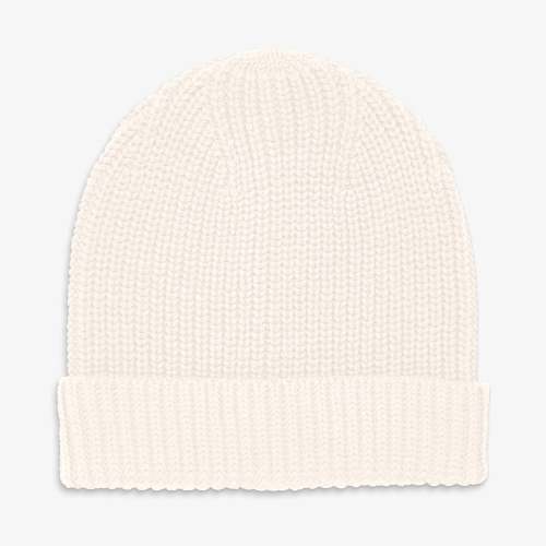 Baby cotton beanie - Oat / 6-12