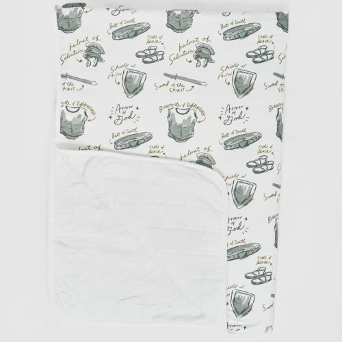 Armor of God White Blanket Bamboo – Holy Pals