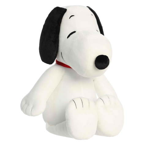 Aurora® Adorable Peanuts® Jumbo Floppy Snoopy™ Stuffed Animal - Officially Licensed Toys for All Snoopy Fans - Nostalgic Gift for Adults and Birthday Celebrations - 33 Inches