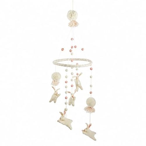 Mud Pie Nursery Crib Mobile, White