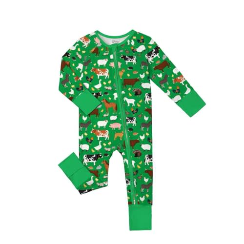 Weiwei Pajamas for Baby Boys & Girls Footies, Viscose from Bamboo Baby Romper, Baby Sleepers, 2-Way Zippy PJs, YKK