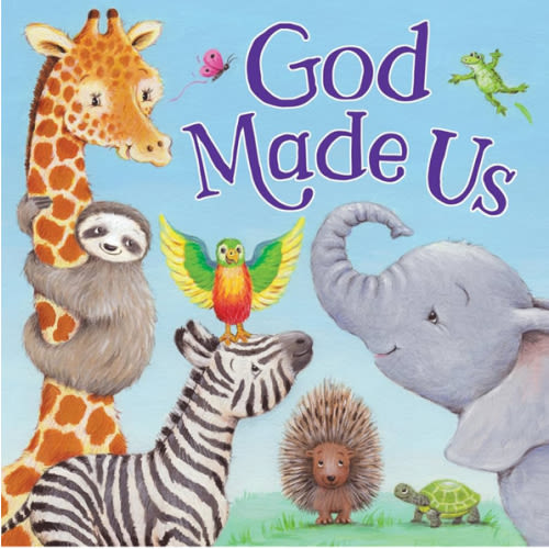 God Made Us – Christian Board Book for Kids | Faith-Based Story Celebrating God’s Love, Individuality & Creation | Touching Bedtime Story Picture Book for Toddlers | Baby & Baptism Gift