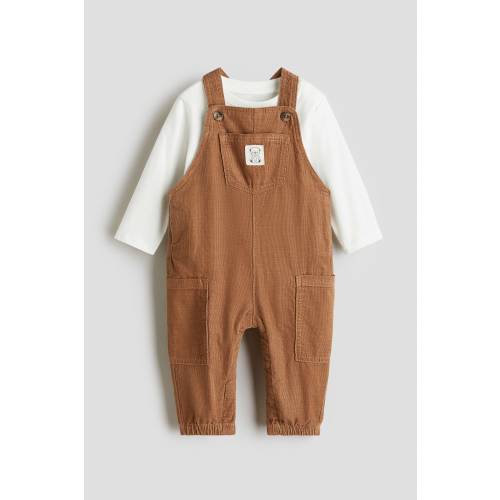 2-PIECE OVERALL AND SHIRT SET