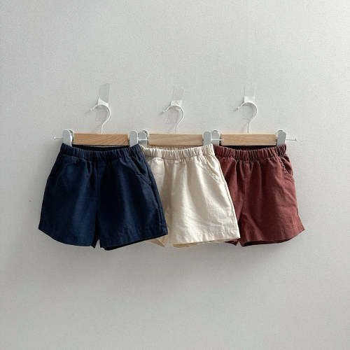 Toddler SS26 Linen Cotton Shorts (10m-4y) - 3 Colors