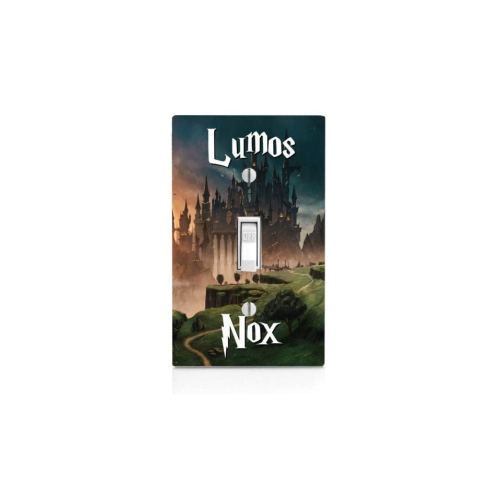 Lumos Nox Castle Light Switch Plate