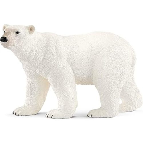 Schleich Wild Life - Polar Bear Toy Figurine - Kids Ages 3+ | 14800