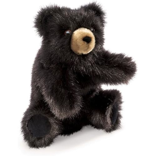 Folkmanis Baby Black Bear Hand Puppet, 1 EA
