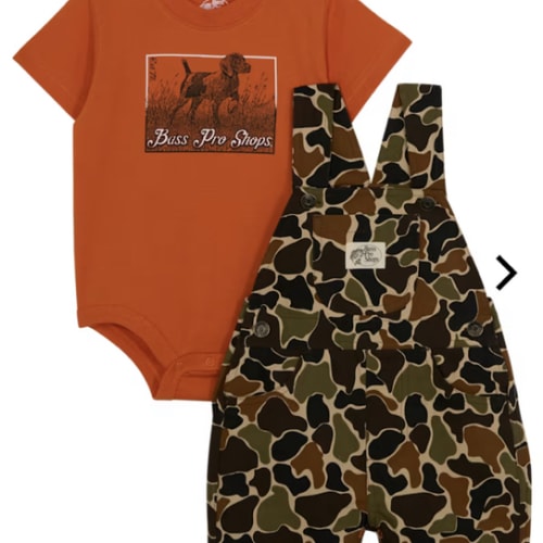 Bass Pro Shops Overalls and Short-Sleeve Bodysuit Set for Babies | Cabela's