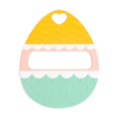 Pearhead Silicone Teether - Easter Egg