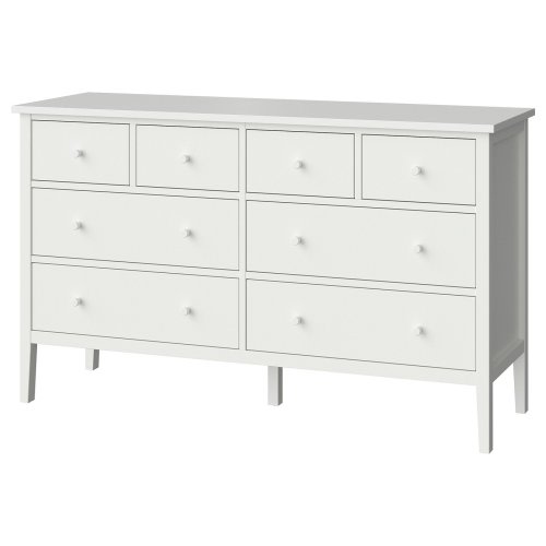 GULLABERG Chest of 8 drawers - white/anchor/unlock-function 168x48x100 cm