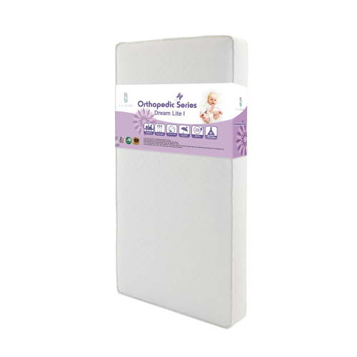 LA Baby Deluxe Orthopedic Natural Air Flow Waterproof Crib & Toddler Mattress, A