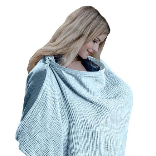 Comfortable Breastfeeding Baby Cover for Mom's Privacy Protection with Rigid and Breathable Breastfeeding Cover Multi Purpose Apron Cover Shawl Breastfeeding Cover - 100% （Muslin） Cotton