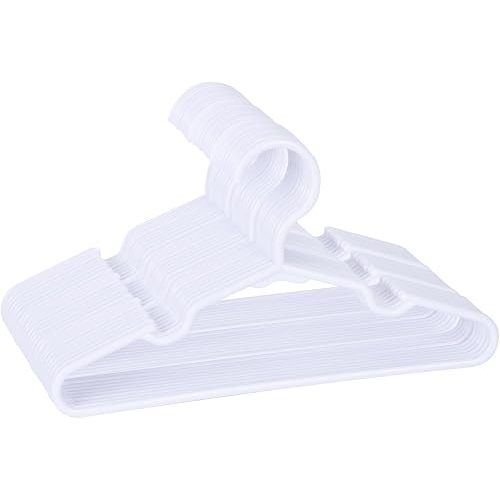 30 Pack White Kids Hangers 11.6 Inch-Baby Clothes Hangers or Toddler&Child