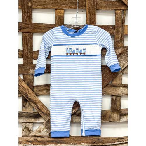 Train Smock Romper