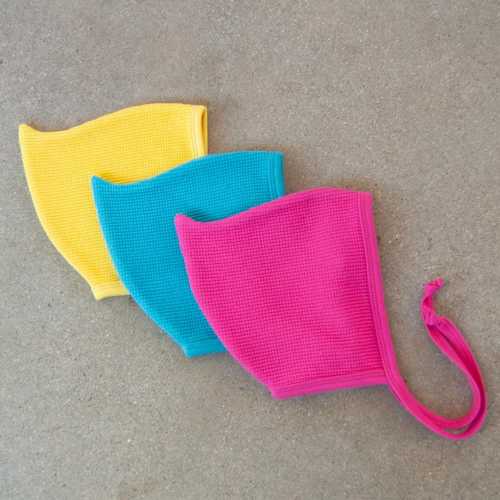 Summer Paradise Collection - Organic Cotton Waffle Pixie Bonnet